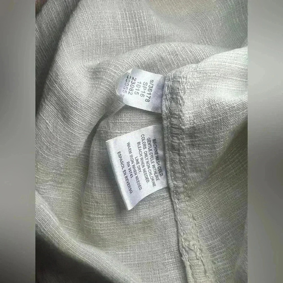 Tasso Elba Island Men's XXL Silk Linen Button Down Shirt - Picture 5 of 7